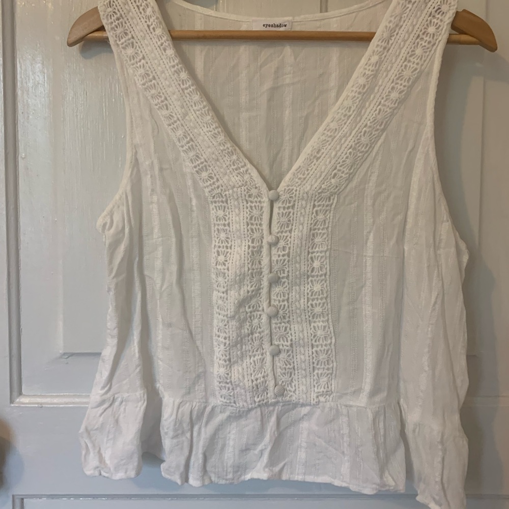 Summer White Tank Top